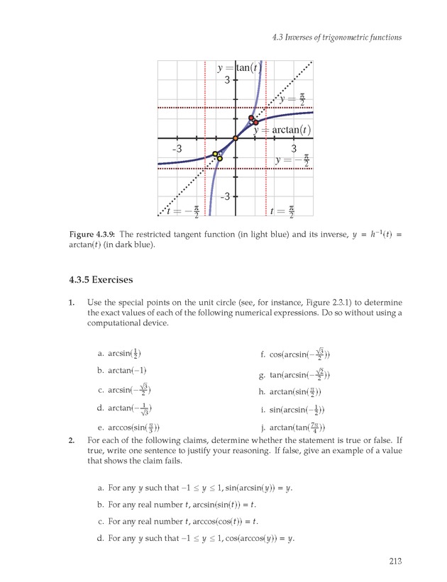 Active Preparation for Calculus - Page 213